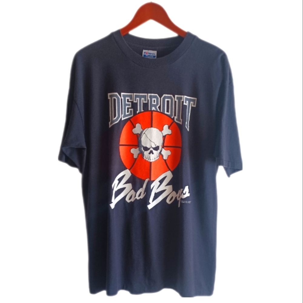 Vintage 1988 Detroit Pistons Bad Boys NBA Basketball T Shirt